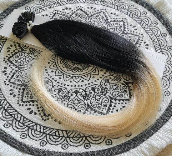 Ombre mati ar keratīna kapsulām T1/60, 50 cm, 50 šķipsnas