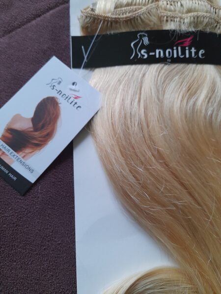 Dabīgi mati ar klipšiem, #613, 22