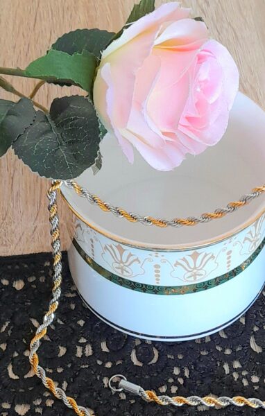 Ķēdīte zelta, sudraba krāsā #2/24