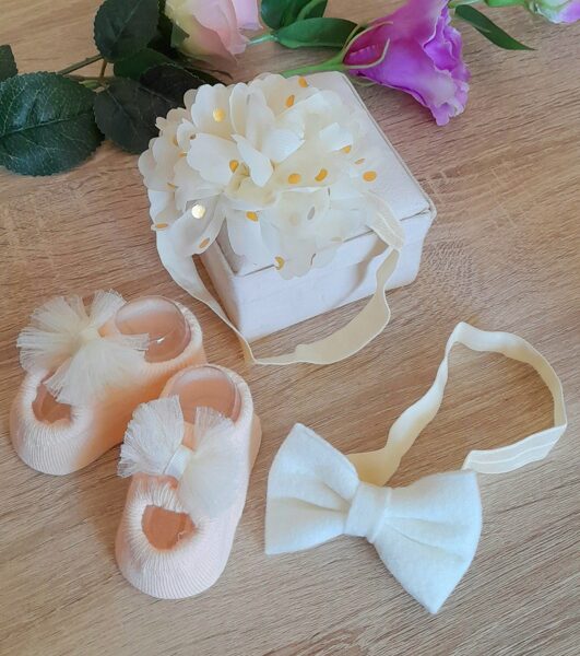 Bērna zeķes, galvas bante #89