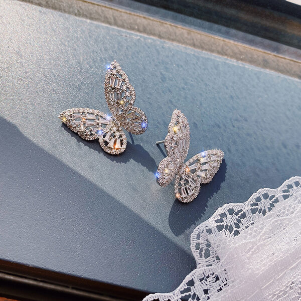 Svinīgiem pasākumiem auskari - taurenis #1/18