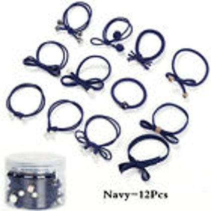 Matu gumiju komplekts ar 12 matu gumijām  #18